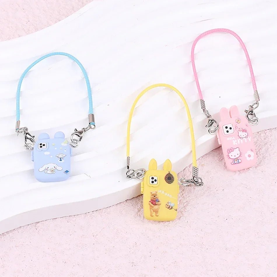 Cartoon style camera phone Bag Plush Doll Accessories Pendant Fan Birthday Gift - AKM CASE｜iPhone Case & Accesories Worldwide