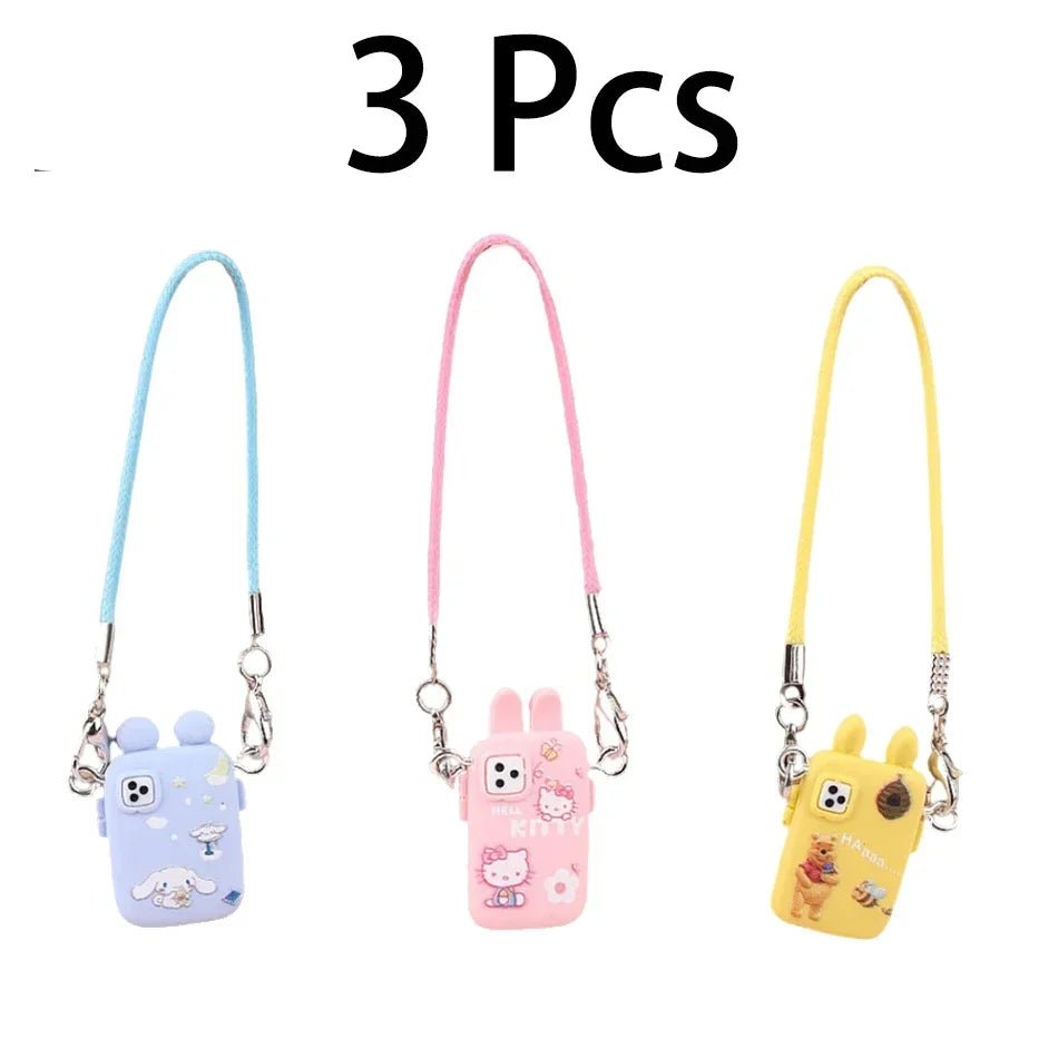 Cartoon style camera phone Bag Plush Doll Accessories Pendant Fan Birthday Gift - AKM CASE｜iPhone Case & Accesories Worldwide