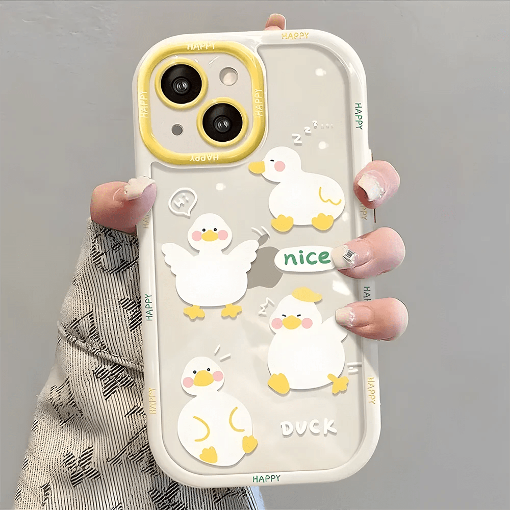 Cut Cat Aninal Phone Case For iPhone 13 Funda iPhone 15 11 16 14 17 Pro Max Air 12 7 8 Plus SE 2020 17promax Silicone Soft Cover - AKM CASE｜iPhone Case & Accesories Worldwide