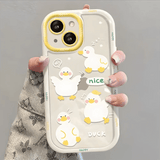 Cut Cat Aninal Phone Case For iPhone 13 Funda iPhone 15 11 16 14 17 Pro Max Air 12 7 8 Plus SE 2020 17promax Silicone Soft Cover - AKM CASE｜iPhone Case & Accesories Worldwide