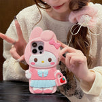 Cute 3D Cartoon Phone Case Soft Silicone Matte Cover Melody - AKM CASE｜iPhone Case & Accesories Worldwide