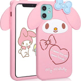Cute Cartoon Melody Silicone Case For iphone - AKM CASE｜iPhone Case & Accesories Worldwide
