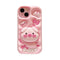 Cute Pig Telescopic Bracket iPhone Case - KASONPAI 3D Silicone Stand Cover - AKM CASE｜iPhone Case & Accesories Worldwide