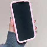 Cute Pig Telescopic Bracket iPhone Case - KASONPAI 3D Silicone Stand Cover - AKM CASE｜iPhone Case & Accesories Worldwide