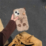 Cute Plush Embroidered Capybara Phone Case - AKM CASE｜iPhone Case & Accesories Worldwide