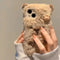 Cute Plush Embroidered Capybara Phone Case - AKM CASE｜iPhone Case & Accesories Worldwide