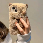 Cute Plush Embroidered Capybara Phone Case - AKM CASE｜iPhone Case & Accesories Worldwide
