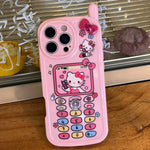 Cute Sanrio Hello Kitty Phone Case for iPhone 14 - 16 Pro Max - 3D Shockproof Cover - AKM CASE｜iPhone Case & Accesories Worldwide