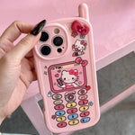 Cute Sanrio Hello Kitty Phone Case for iPhone 14 - 16 Pro Max - 3D Shockproof Cover - AKM CASE｜iPhone Case & Accesories Worldwide