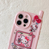 Cute Sanrio Hello Kitty Phone Case for iPhone 14 - 16 Pro Max - 3D Shockproof Cover - AKM CASE｜iPhone Case & Accesories Worldwide
