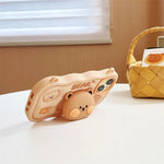 Cute Stand Pig & Bear Phone Case with Crossbody Lanyard for iPhone 11 - 16 Pro Max - AKM CASE｜iPhone Case & Accesories Worldwide