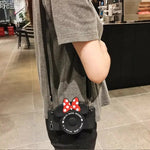 Disney Camera Wallet Case With Rope - AKM CASE｜iPhone Case & Accesories Worldwide