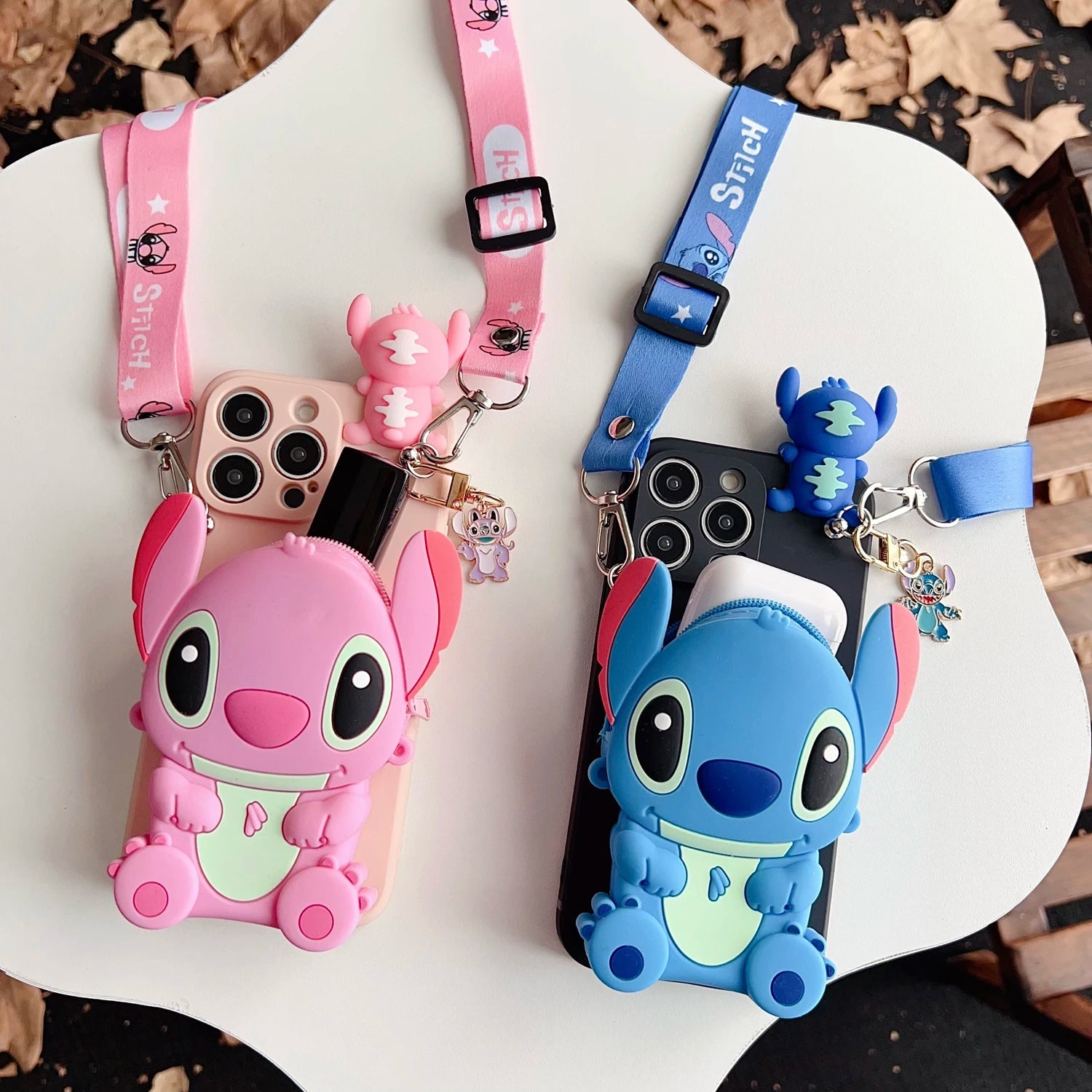 E - Stitch Wallet Case for iPhone 16/15/14/13/12/11/X/8/7/6 – AKM Case - AKM CASE｜iPhone Case & Accesories Worldwide