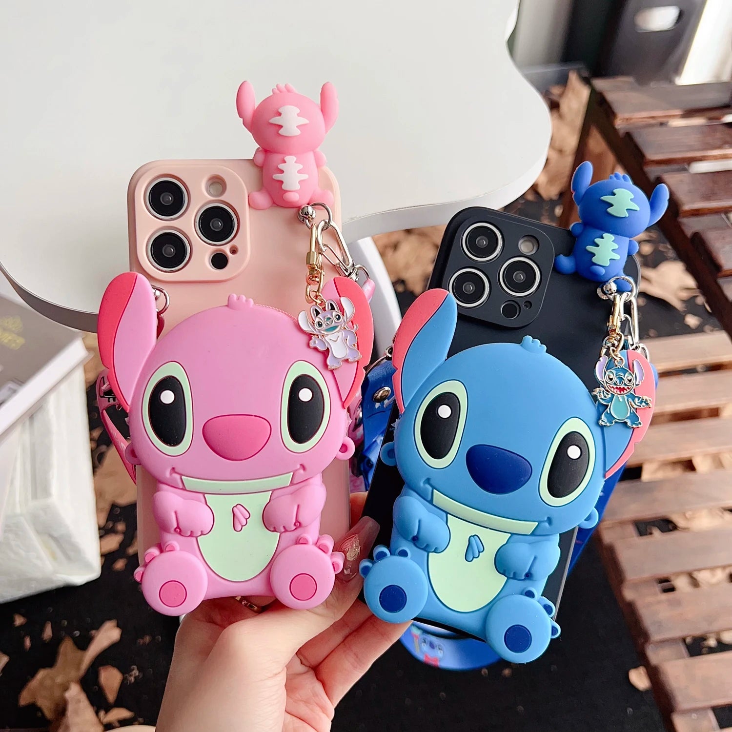 E - Stitch Wallet Case for iPhone 16/15/14/13/12/11/X/8/7/6 – AKM Case - AKM CASE｜iPhone Case & Accesories Worldwide