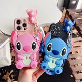 E - Stitch Wallet Case for iPhone 16/15/14/13/12/11/X/8/7/6 – AKM Case - AKM CASE｜iPhone Case & Accesories Worldwide