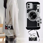 Emily in Paris Vintage Camera Design iPhone Case with Lanyard - Fits iPhone X - 16 Pro Max - AKM CASE｜iPhone Case & Accesories Worldwide