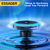 Essager Magnetic Car Phone Holder 15W Wireless Charger Stand Car Mount Charger for Magsafe LED Light - AKM CASE｜iPhone Case & Accesories Worldwide