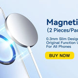 Essager Magnetic Car Phone Holder 15W Wireless Charger Stand Car Mount Charger for Magsafe LED Light - AKM CASE｜iPhone Case & Accesories Worldwide