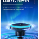 Essager Magnetic Car Phone Holder 15W Wireless Charger Stand Car Mount Charger for Magsafe LED Light - AKM CASE｜iPhone Case & Accesories Worldwide