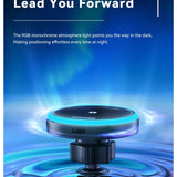 Essager Magnetic Car Phone Holder 15W Wireless Charger Stand Car Mount Charger for Magsafe LED Light - AKM CASE｜iPhone Case & Accesories Worldwide