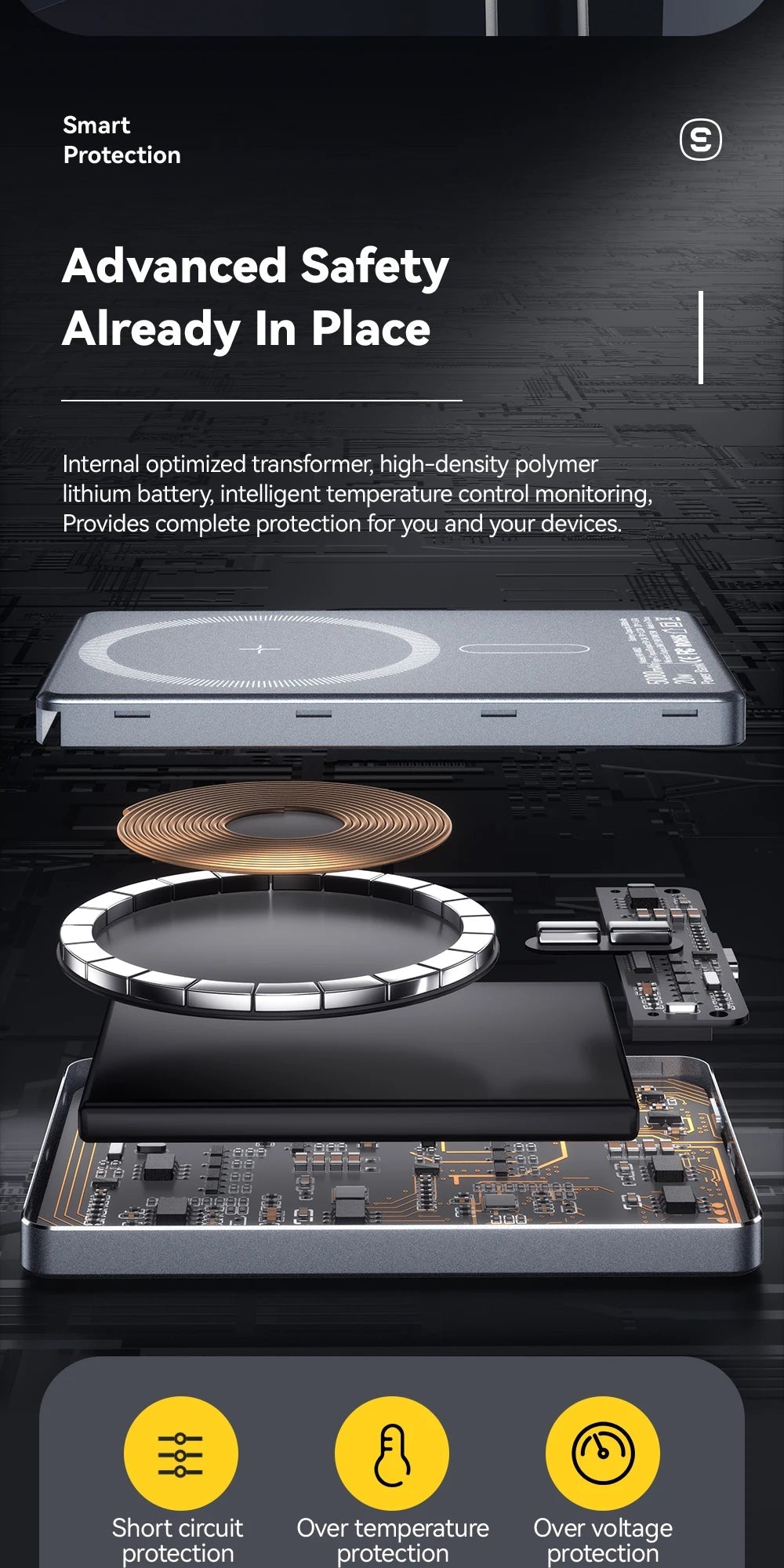 Essager Thin Wireless Power Bank Magnetic 20W 5000mAh Portable Fast Charging External Battery for Magsafe For iPhone - AKM CASE｜iPhone Case & Accesories Worldwide