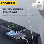 Essager Thin Wireless Power Bank Magnetic 20W 5000mAh Portable Fast Charging External Battery for Magsafe For iPhone - AKM CASE｜iPhone Case & Accesories Worldwide