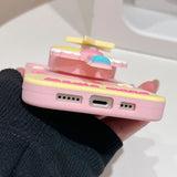 Fashion Moon Star Magic Wand iPhone Case - KASONPAI Silicone Stand Cover - AKM CASE｜iPhone Case & Accesories Worldwide