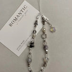 Fashion Silver Star Pearl Beaded Pendant Phone Strap Charm - AKM CASE｜iPhone Case & Accesories Worldwide