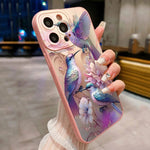 Flower Floral Bird Matte Phone Case Soft Shockproof Cover - AKM CASE｜iPhone Case & Accesories Worldwide