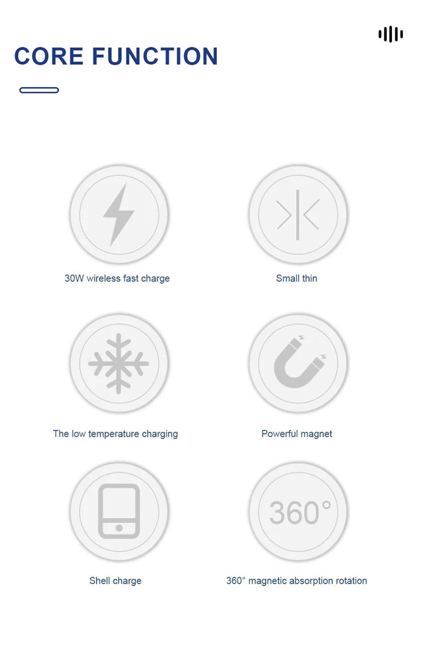 For Apple Magnetic Wireless Charger USB - C Fast Charging Magsafe - AKM CASE｜iPhone Case & Accesories Worldwide