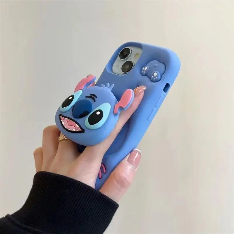 For iPhone Case Stitch Head Holder Soft Silicone Soft Case - AKM CASE｜iPhone Case & Accesories Worldwide