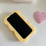 Funny Glasses Bear iPhone Case - MINISO Cute 3D Cartoon Shockproof Silicone Cover - AKM CASE｜iPhone Case & Accesories Worldwide