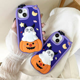 Halloween Pumpkin Ghost Soft Silicone Case Cover - AKM CASE｜iPhone Case & Accesories Worldwide