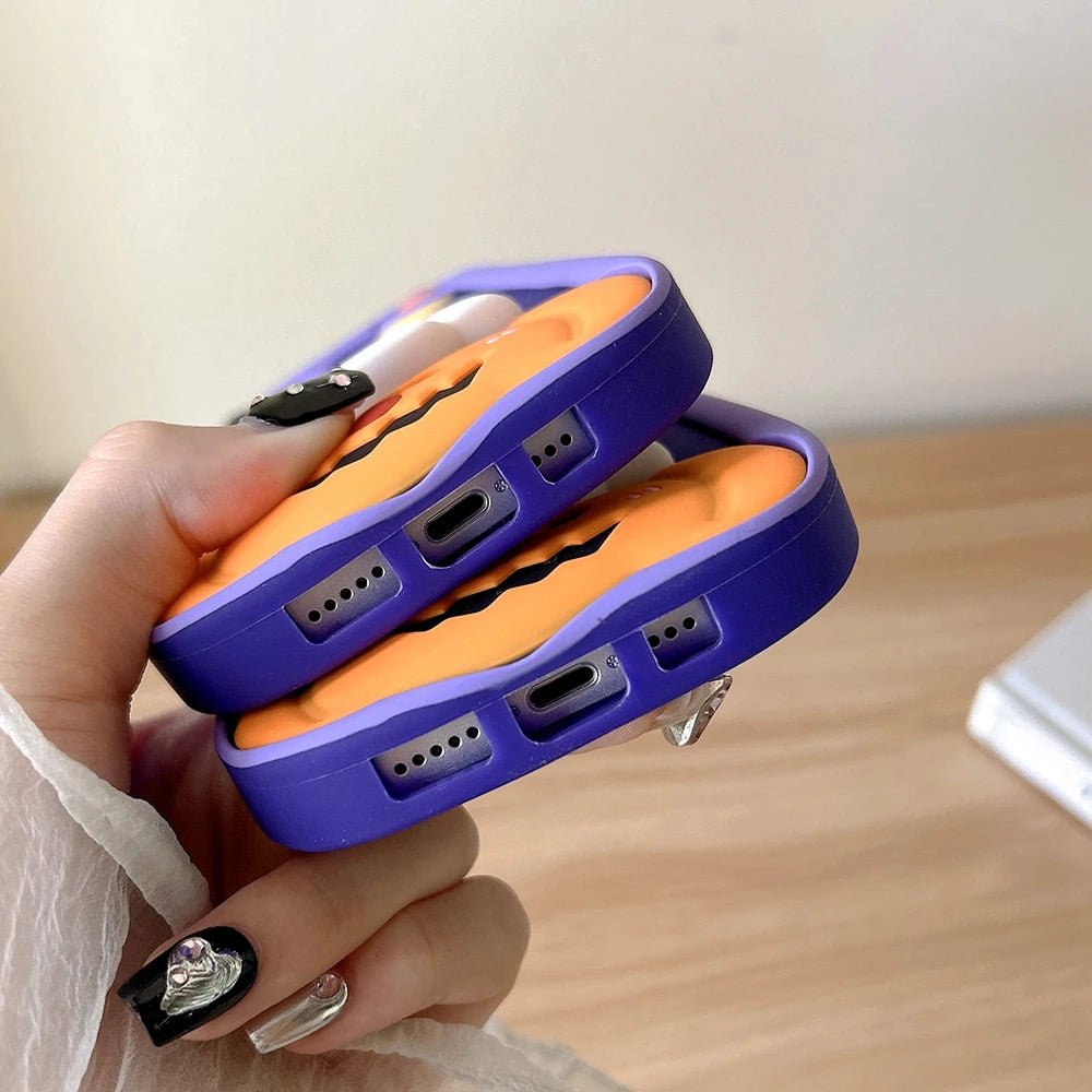 Halloween Pumpkin Ghost Soft Silicone Case Cover - AKM CASE｜iPhone Case & Accesories Worldwide