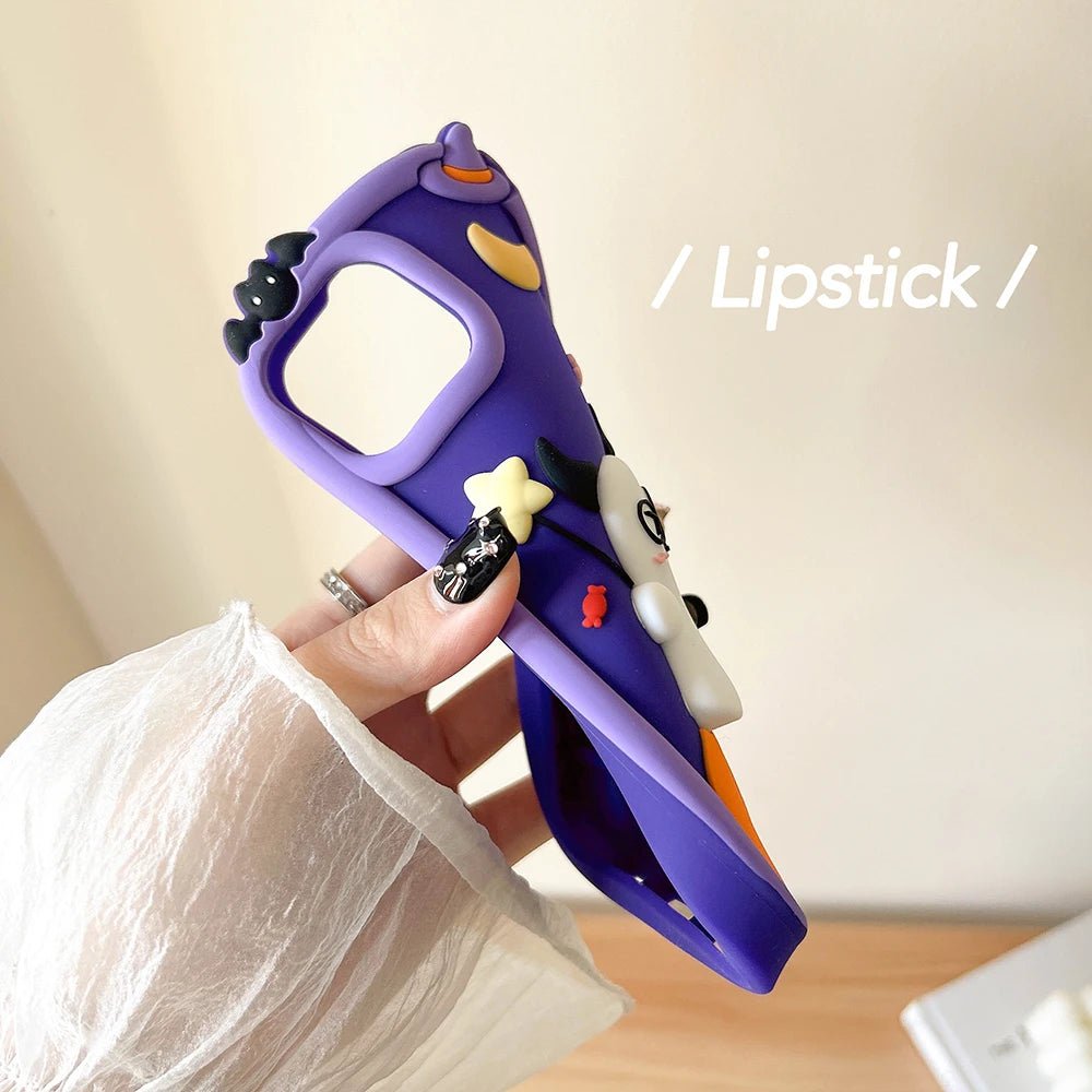 Halloween Pumpkin Ghost Soft Silicone Case Cover - AKM CASE｜iPhone Case & Accesories Worldwide