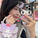 Handbag Hello Kitty Kuromi Silicone Soft Cover Case - AKM CASE｜iPhone Case & Accesories Worldwide
