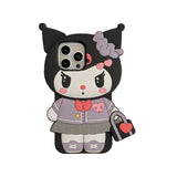 Handbag Hello Kitty Kuromi Silicone Soft Cover Case - AKM CASE｜iPhone Case & Accesories Worldwide