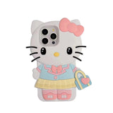 Handbag Hello Kitty Kuromi Silicone Soft Cover Case - AKM CASE｜iPhone Case & Accesories Worldwide