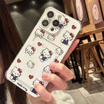 Hello Kitty Clear Case with Wallet for iPhone 16/15/14/13/12/11 - AKM CASE｜iPhone Case & Accesories Worldwide