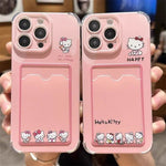 Hello Kitty Clear Case with Wallet for iPhone 16/15/14/13/12/11 - AKM CASE｜iPhone Case & Accesories Worldwide