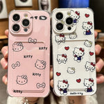 Hello Kitty Clear Case with Wallet for iPhone 16/15/14/13/12/11 - AKM CASE｜iPhone Case & Accesories Worldwide