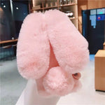 JAVY Plush Rabbit Cute Warm Phone Case Fur Cover Furry Fluffy - AKM CASE｜iPhone Case & Accesories Worldwide