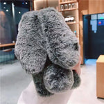 JAVY Plush Rabbit Cute Warm Phone Case Fur Cover Furry Fluffy - AKM CASE｜iPhone Case & Accesories Worldwide