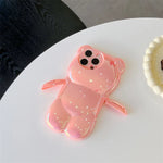 Kawaii 3D Bear Phone Case for iPhone 14/15/16 - Cute & Shockproof - AKM CASE｜iPhone Case & Accesories Worldwide