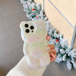 Kawaii 3D Bear Phone Case for iPhone 14/15/16 - Cute & Shockproof - AKM CASE｜iPhone Case & Accesories Worldwide