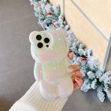 Kawaii 3D Bear Phone Case for iPhone 14/15/16 - Cute & Shockproof - AKM CASE｜iPhone Case & Accesories Worldwide