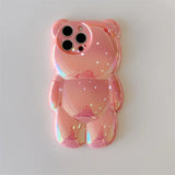 Kawaii 3D Bear Phone Case for iPhone 14/15/16 - Cute & Shockproof - AKM CASE｜iPhone Case & Accesories Worldwide
