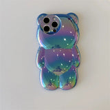 Kawaii 3D Bear Phone Case for iPhone 14/15/16 - Cute & Shockproof - AKM CASE｜iPhone Case & Accesories Worldwide