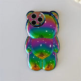 Kawaii 3D Bear Phone Case for iPhone 14/15/16 - Cute & Shockproof - AKM CASE｜iPhone Case & Accesories Worldwide