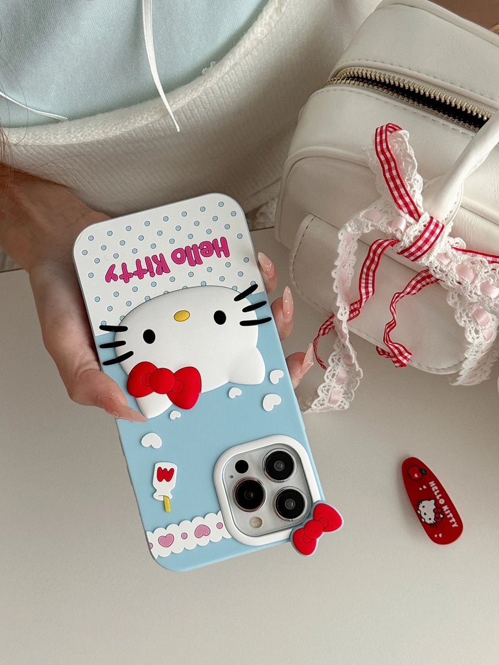 Kawaii Cartoon Hello Kitty, Kuromi, My Melody Soft Silicone Case - AKM CASE｜iPhone Case & Accesories Worldwide